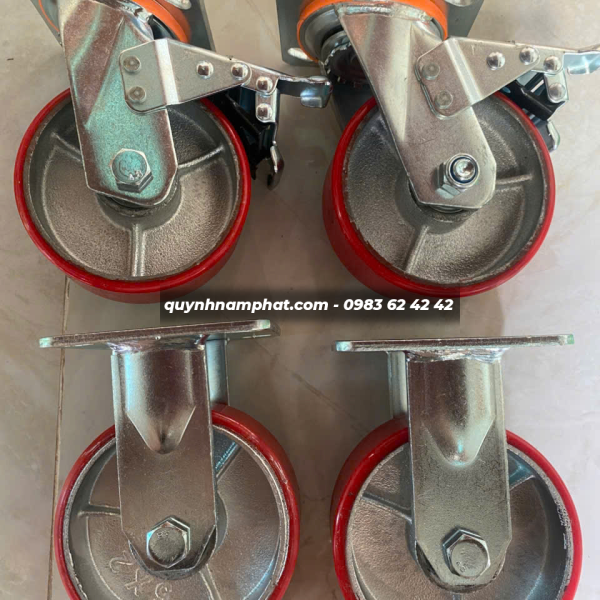 Bánh xe công nghiệp có khóa